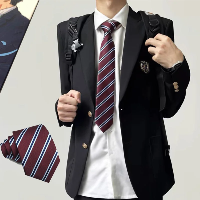 red magic Plaid hand tie