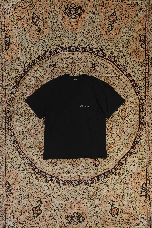 Fujimoto Over Dyed Symbol T Shirts with A.S (BLACK)-- Hooded Caped Shawl Collar
