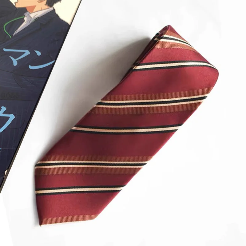 Watanabe red hand tie