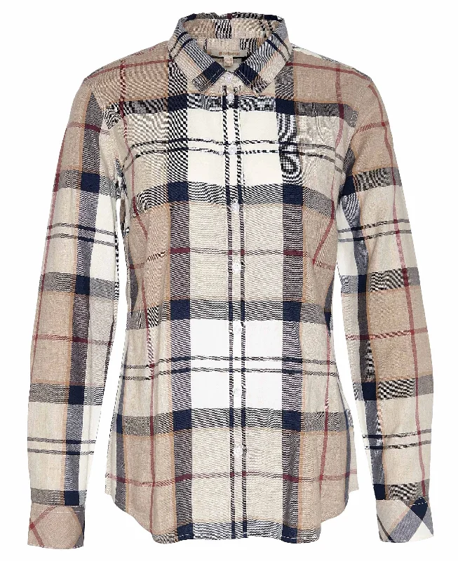 Bredon Check Shirt - Hessian Tartan-- Thin T-Shirt Open Front Quick Dry