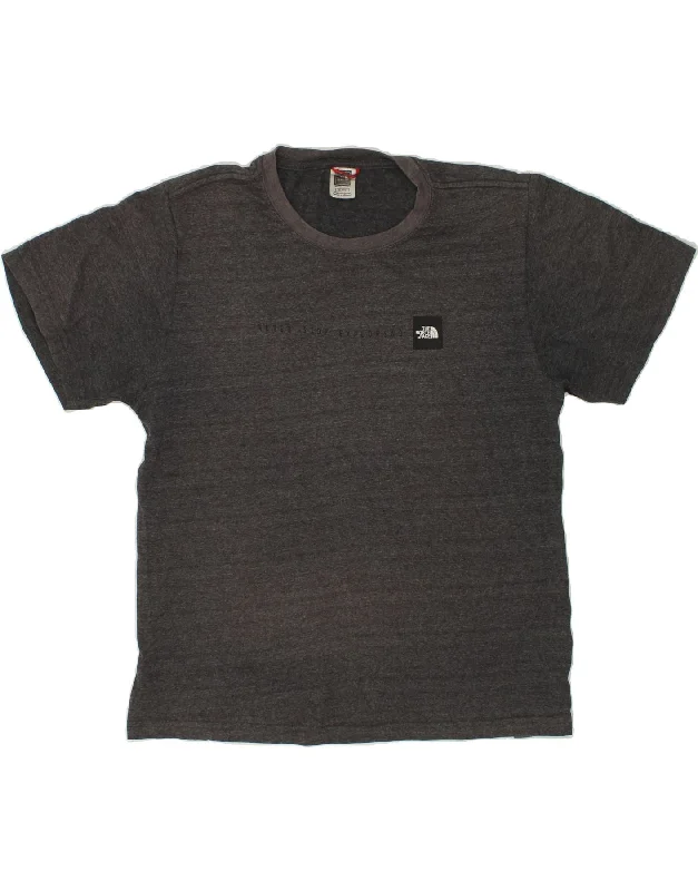 THE NORTH FACE Mens Tall Graphic T-Shirt Top XL Grey Flecked Cotton-- Houndstooth Herringbone Solid