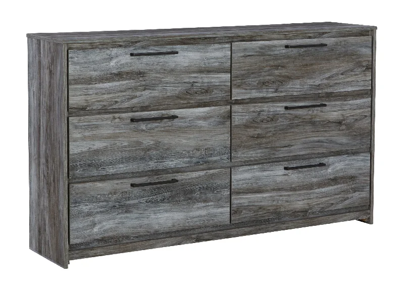 Baystorm - Gray - Six Smooth Drawer Dresser Tunics Mesh breathable