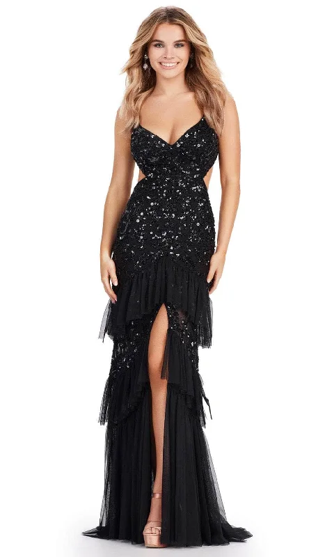 Ashley Lauren 11437 - Ruffle Ornate Prom Dress Tunics Occasion special