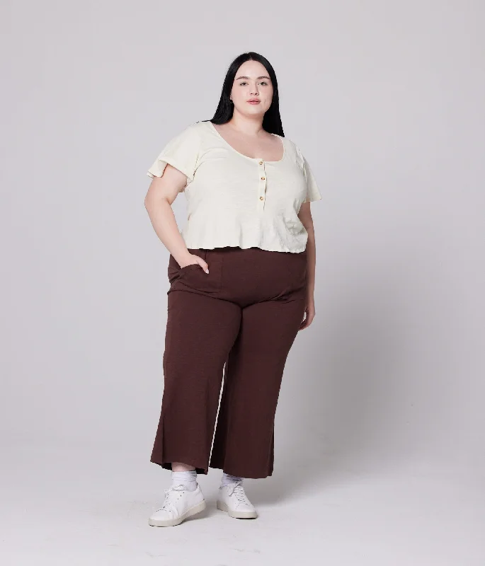 Cohen Pant - Espresso Classic Bootcut Trousers