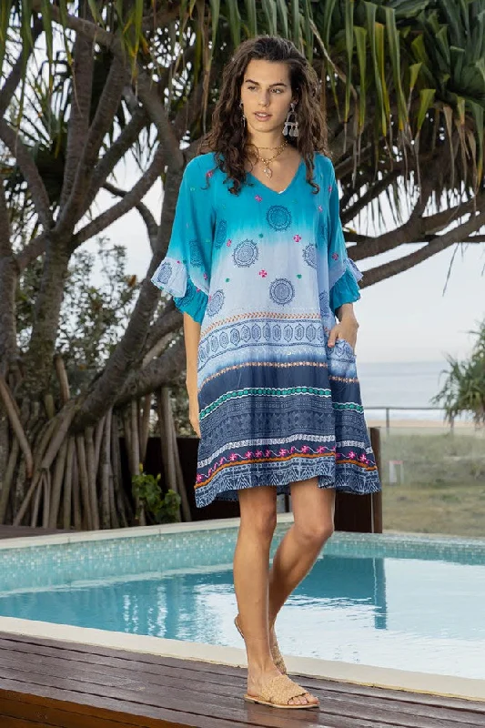 Arva Dress Ocean Tunics stripes playful