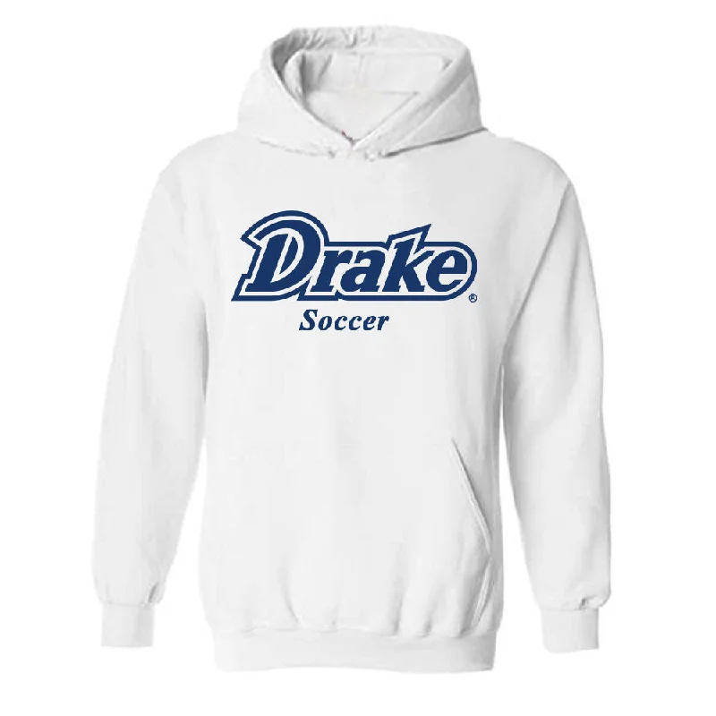 Drake - NCAA Women's Soccer : Lauren Kullberg - Classic Shersey Hooded Sweatshirt Hoodie with High-Low Hem Asymmetrical Trendy