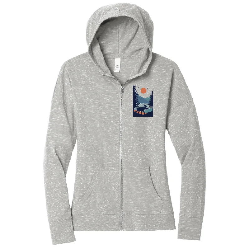 OUT 08 Women’s Medal Full-Zip Hoodie Hoodie with Cropped Fit Short Trendy