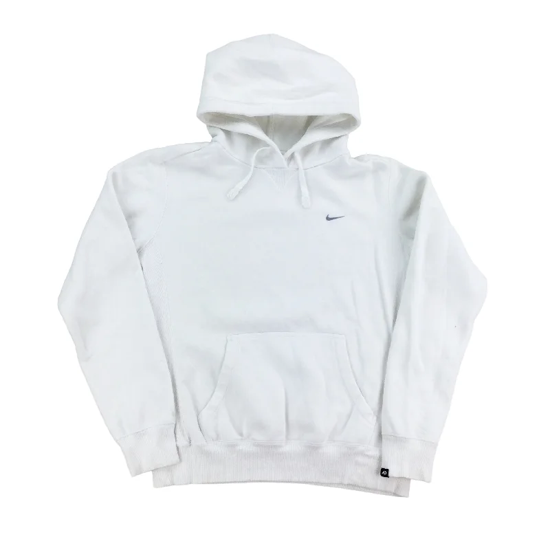 Nike Swoosh Hoodie - Women/L Hoodie with Hem Drawcord Adjustable Customizable