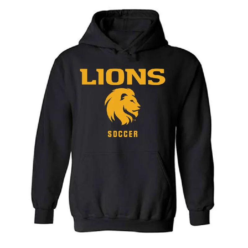 Texas A&M Commerce - NCAA Women's Soccer : Elaina Flores - Classic Shersey Hooded Sweatshirt Hoodie with Distressed Vintage Worn
