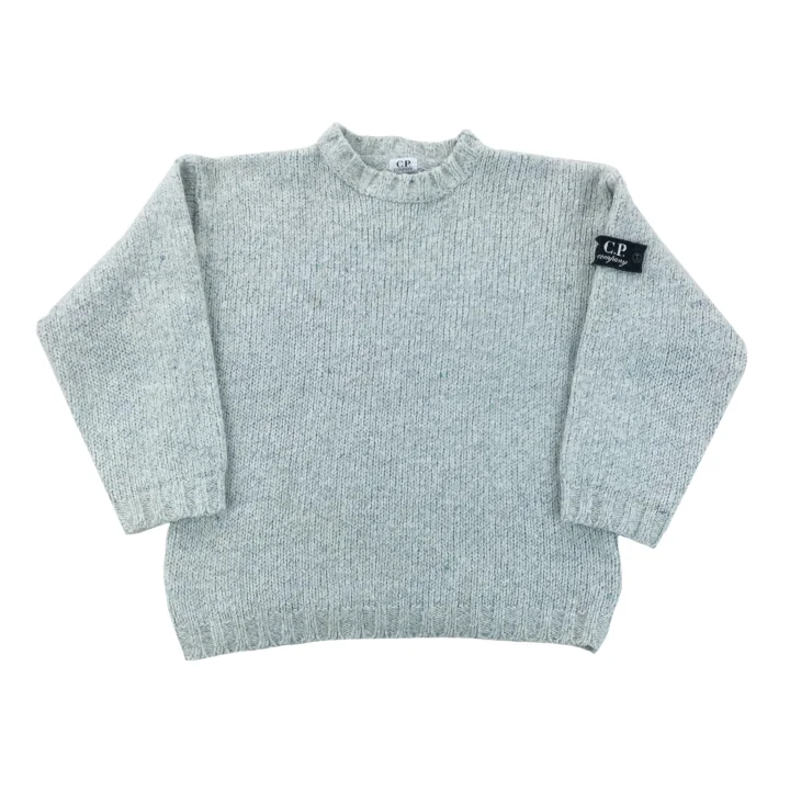 C.P. Company 80s Sweatshirt - Women/M Hoodie with Ribbed Cuffs Snug Fit Comfort