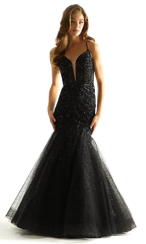 Mori Lee 49014 - Bead Patterned Prom Dress Casual Short Summer