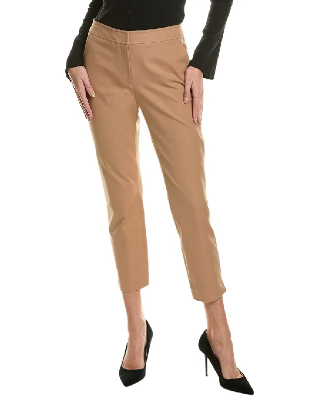 Lafayette 148 New York Manhattan Slim Ankle Pant Relaxed Fit Trousers