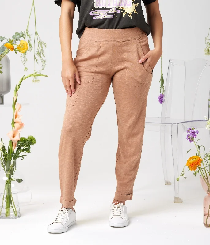 Nolan Pant - Walnut Cozy Jogger Leggings