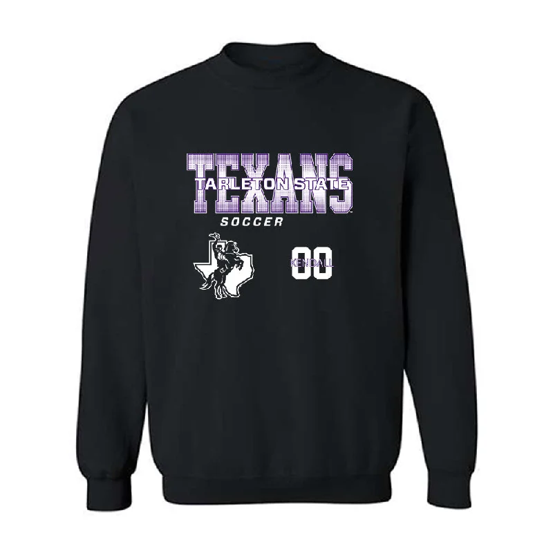 Tarleton State - NCAA Women's Soccer : Mikayla Kendall - Classic Fashion Shersey Crewneck Sweatshirt Zip Hoodie Drawstring Kangaroo Pocket