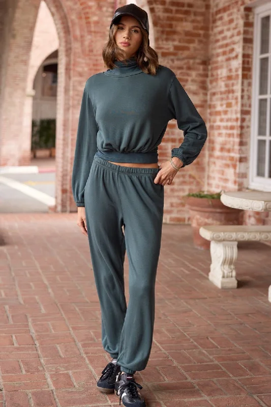 CLASSIC MODAL SWEAT PANT Formal Wide-Leg Pants
