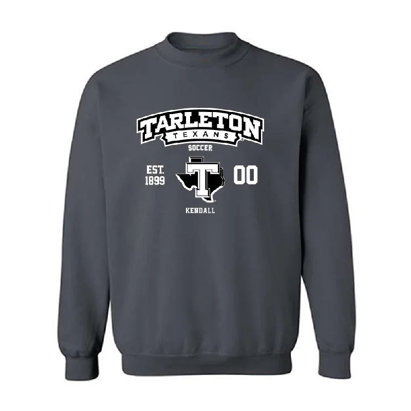 Tarleton State - NCAA Women's Soccer : Mikayla Kendall - Classic Fashion Shersey Crewneck Sweatshirt Hoodie with Hem Patch Decorative Personalized
