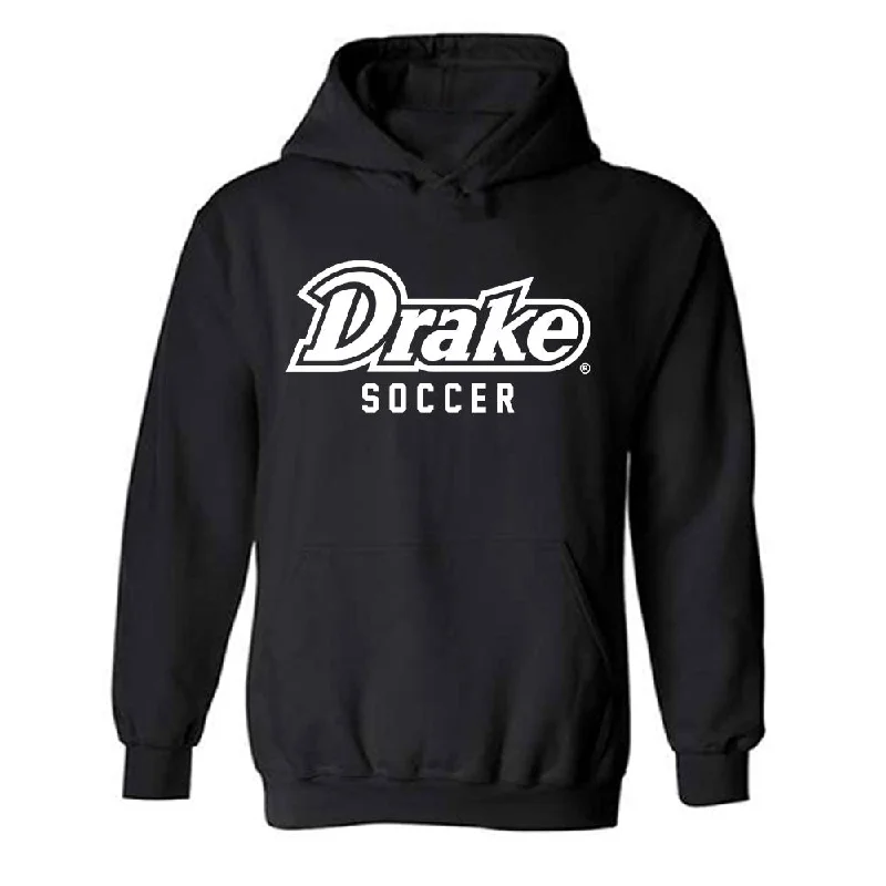Drake - NCAA Women's Soccer : Lauren Kullberg - Classic Shersey Hooded Sweatshirt Hoodie with Slit Hem Functional Movement