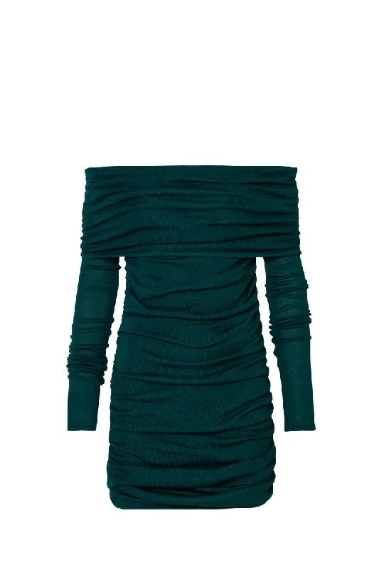 FUJI MINI DRESS IN BOSQUE Classic White Mini Dress