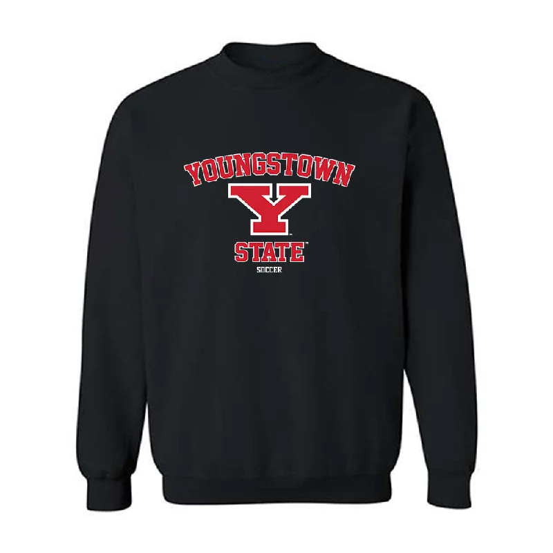 Youngstown State - NCAA Women's Soccer : Emma Berdiner - Classic Shersey Crewneck Sweatshirt Hoodie with Button Placket Classic Preppy