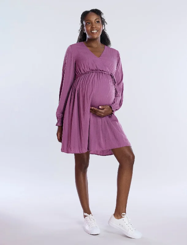Woven Wrap Mini Dress Trendy Floral Mini Dress