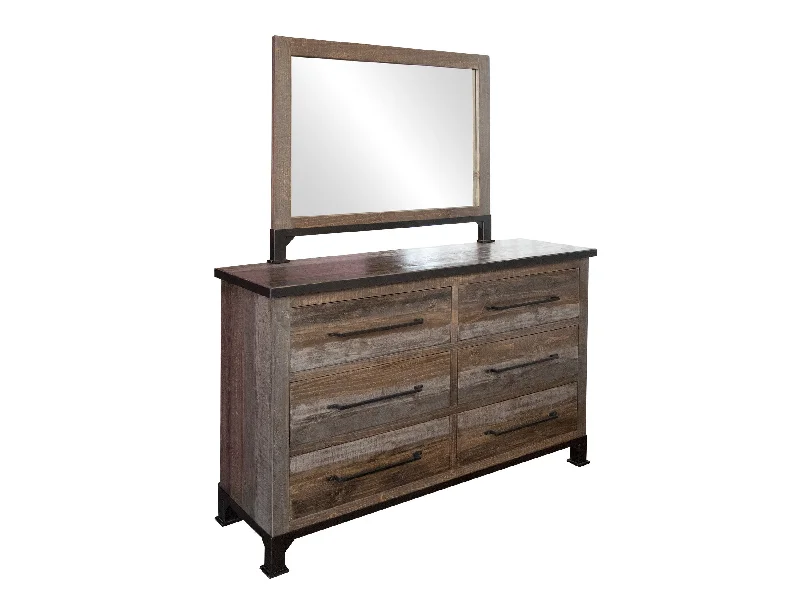 Antique Gray - Dresser - Gray / Brown A-Line Day Work