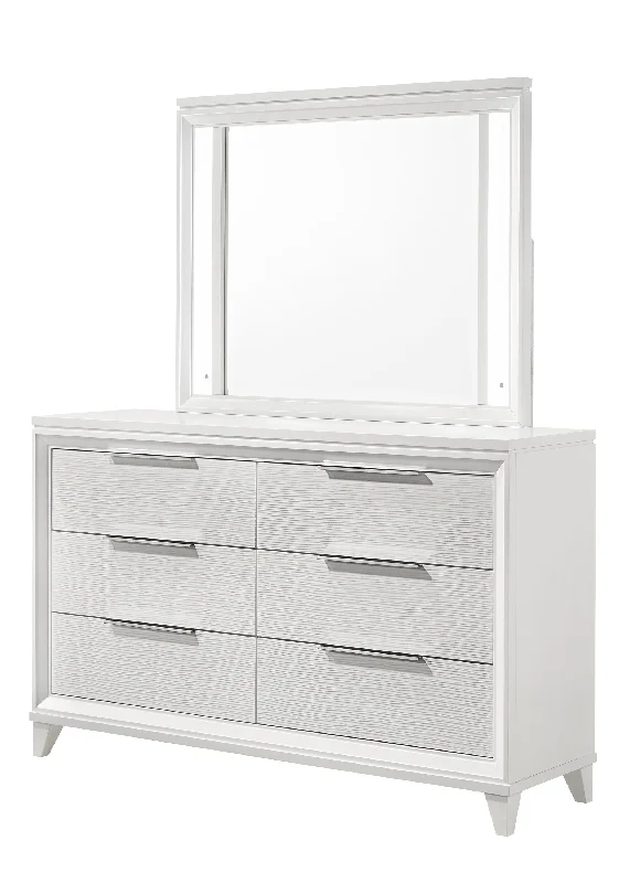 Cressida - Dresser And Mirror - White Tunics Leisure comfortable