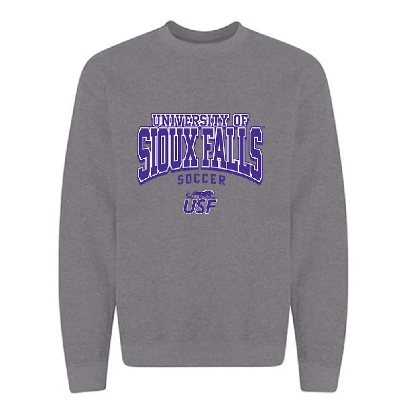 Sioux Falls - NCAA Women's Soccer : Addison Van Zee - Classic Shersey Crewneck Sweatshirt Hoodie with Hem Fringe Bohemian Relaxed
