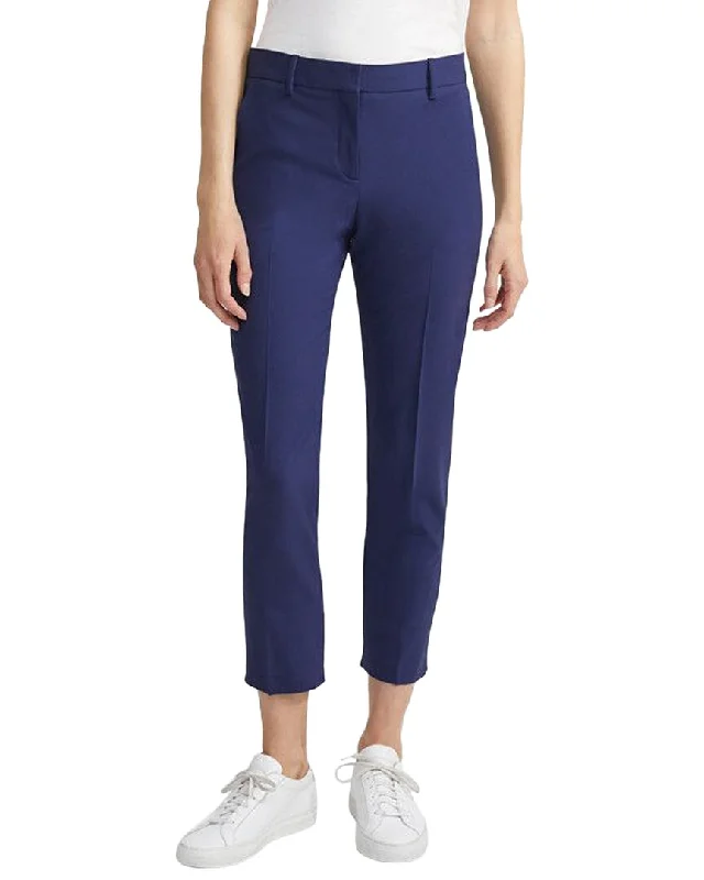 Theory Treeca 2.Traceable Wool-Blend Pant Comfy High-Waist Jeans
