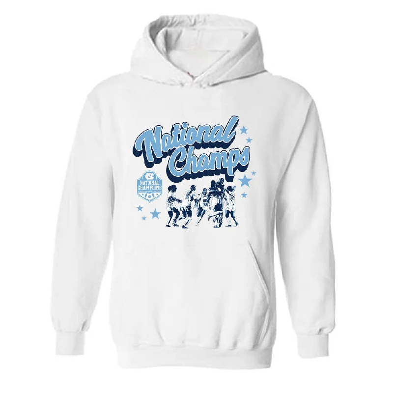 UNC - NCAA Women's Soccer : Trinity Armstrong - Celebration Graphic Hooded Sweatshirt Hoodie with Full-Zip Functional Layering