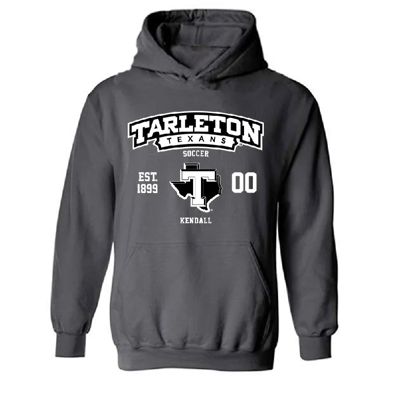 Tarleton State - NCAA Women's Soccer : Mikayla Kendall - Classic Fashion Shersey Hooded Sweatshirt Hoodie with Back Slit Movement Comfort