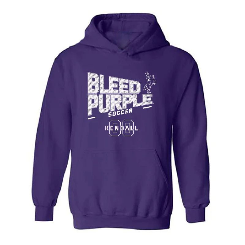 Tarleton State - NCAA Women's Soccer : Mikayla Kendall - Classic Fashion Shersey Hooded Sweatshirt Hoodie with Pocket Utility Practical