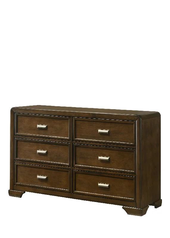 Coffield - Dresser - Brown Crew Neckline Casual