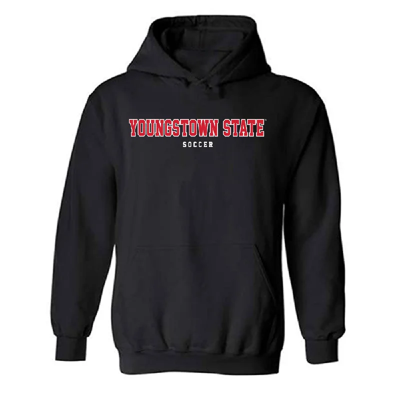 Youngstown State - NCAA Women's Soccer : Emma Berdiner - Classic Fashion Shersey Hooded Sweatshirt Hoodie with Full-Zip Functional Layering