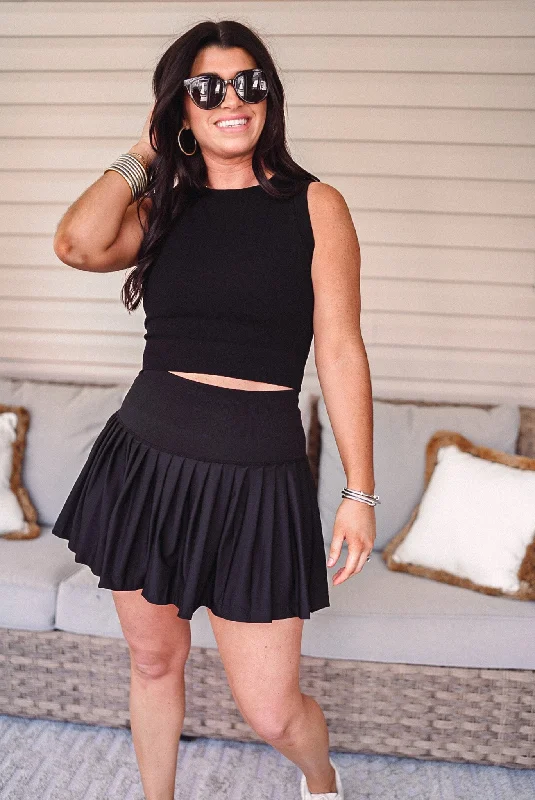 Charslee Active Tank Top - Black vibrant tank top