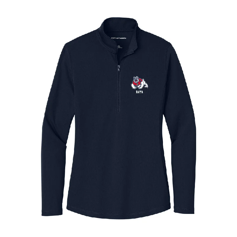 Fresno State - NCAA Women's Cross Country : Crystal Raya - Women's Lightweight Quarter Zip Jacket Satin Jacket Silk Jacket Chiffon Jacket Fresno State - NCAA Women's Cross Country : Crystal Raya - Women's Lightweight Quarter Zip Jacket Satin Jacket Silk Jacket Chiffon Jacket