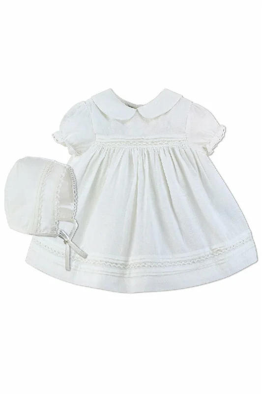 Carriage Boutique White Lace Baby Girl Dress
