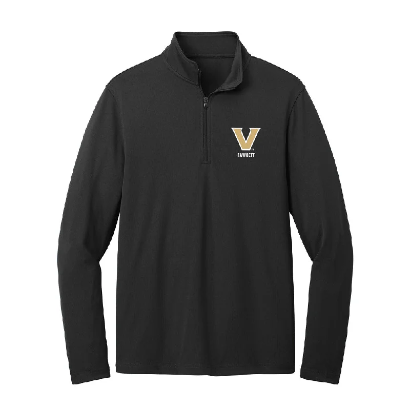 Vanderbilt - NCAA Women's Cross Country : Cameron Fawcett - Lightweight Quarter Zip Jacket Mesh Jacket Canvas Jacket Denim Jacket Vanderbilt - NCAA Women's Cross Country : Cameron Fawcett - Lightweight Quarter Zip Jacket Mesh Jacket Canvas Jacket Denim Jacket