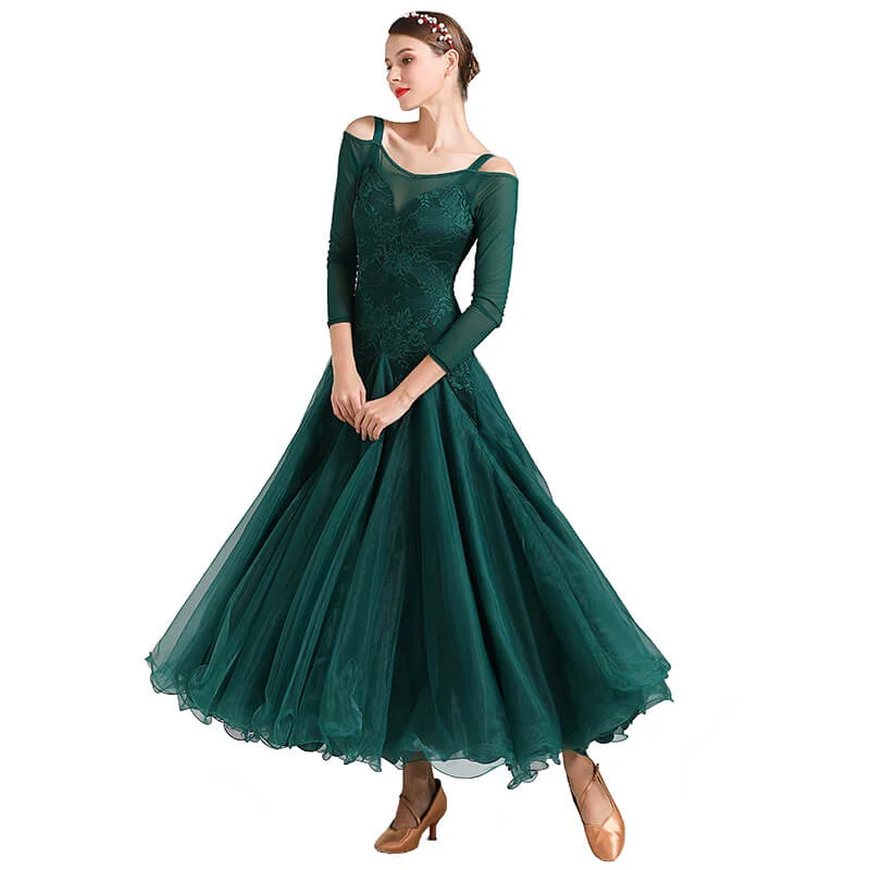 Ball Gown Long Ballroom Dress