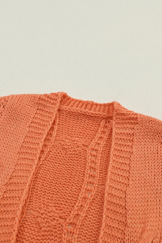 Burnt Orange Cardigan Machine Wash Dry Clean Hand Wash
