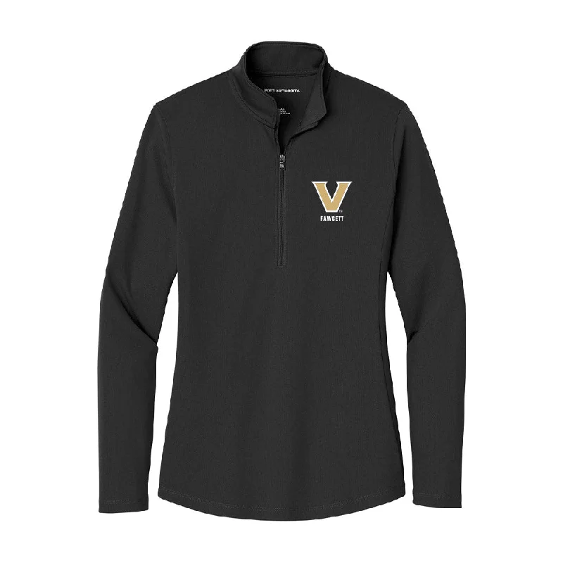 Vanderbilt - NCAA Women's Cross Country : Cameron Fawcett - Women's Lightweight Quarter Zip Jacket Rayon Jacket Velvet Jacket Corduroy Jacket Vanderbilt - NCAA Women's Cross Country : Cameron Fawcett - Women's Lightweight Quarter Zip Jacket Rayon Jacket Velvet Jacket Corduroy Jacket