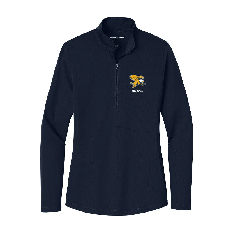 Canisius - NCAA Women's Cross Country : Ella Krumpek - Women's Lightweight Quarter Zip Jacket Lace Jacket Ribbed Jacket Sequined Jacket Canisius - NCAA Women's Cross Country : Ella Krumpek - Women's Lightweight Quarter Zip Jacket Lace Jacket Ribbed Jacket Sequined Jacket