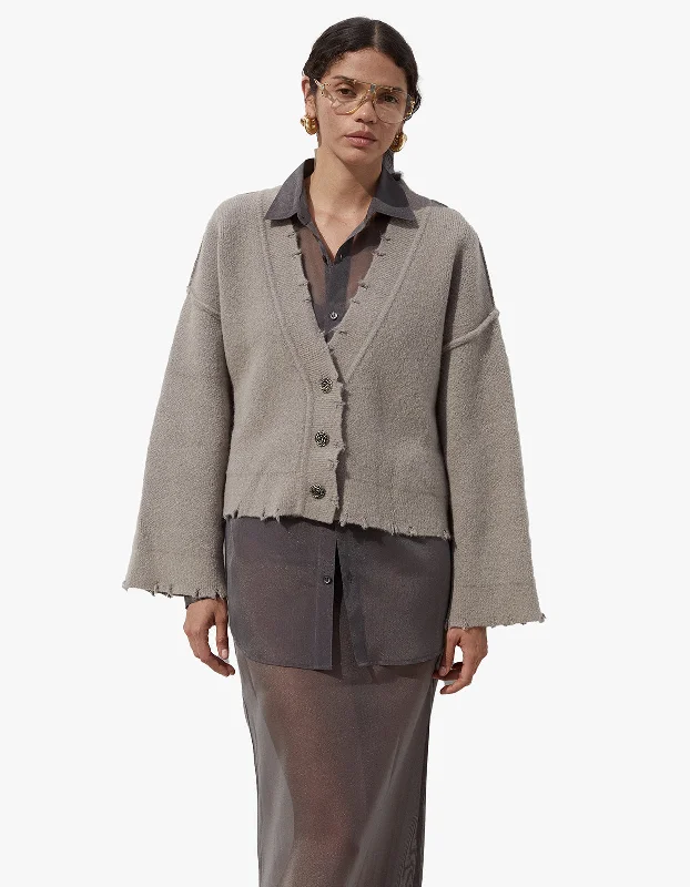 Pepa Cardigan - Grey Modern Contemporary chic