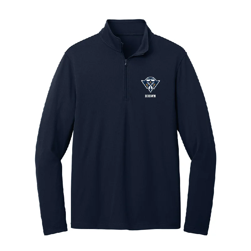 UT Martin - NCAA Women's Cross Country : Gabrielle Brown - Lightweight Quarter Zip Jacket Welt Pockets Slit Pockets Flap Pockets UT Martin - NCAA Women's Cross Country : Gabrielle Brown - Lightweight Quarter Zip Jacket Welt Pockets Slit Pockets Flap Pockets