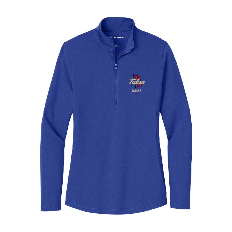 Tulsa - NCAA Women's Cross Country : Matilda Laidlaw - Women's Lightweight Quarter Zip Jacket Ribbed Jacket Pleated Jacket Ruffled Jacket Tulsa - NCAA Women's Cross Country : Matilda Laidlaw - Women's Lightweight Quarter Zip Jacket Ribbed Jacket Pleated Jacket Ruffled Jacket