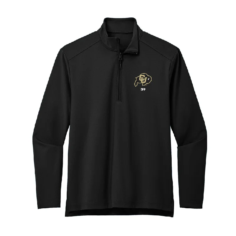 Colorado - NCAA Women's Cross Country : Amanda Opp - Premium Quarter Zip Jacket Mesh Jacket Canvas Jacket Denim Jacket Colorado - NCAA Women's Cross Country : Amanda Opp - Premium Quarter Zip Jacket Mesh Jacket Canvas Jacket Denim Jacket