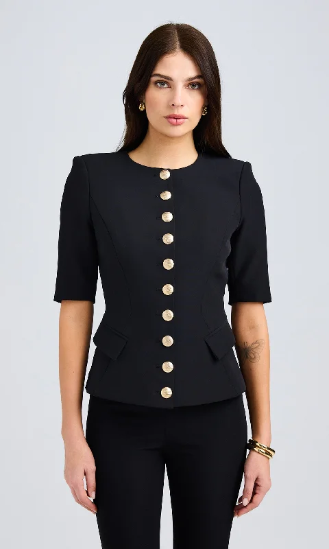 Adriana Crepe Jacket Chenille Jacket Brocade Jacket Lace Jacket