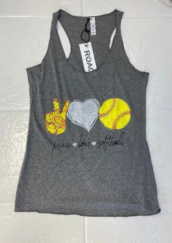 Softball tank seamless tank top