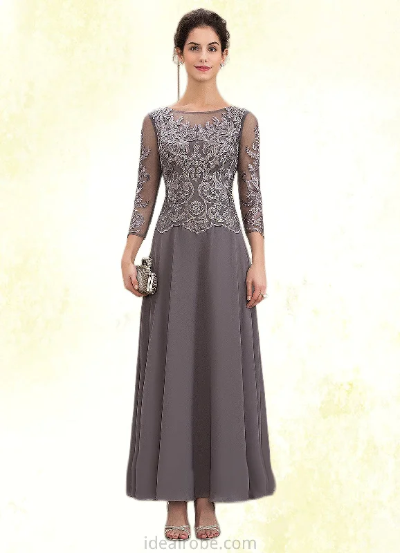 Madisyn A-Line Scoop Neck Ankle-Length Chiffon Lace Mother of the Bride Dress STK126P0014706 Madisyn A-Line Scoop Neck Ankle-Length Chiffon Lace Mother of the Bride Dress STK126P0014706