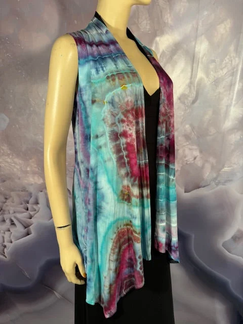 Medium Tyrannosaurus Dyes Sleeveless Cardigan (Vest) #6 Mesh Blend Leather Blend Suede Blend Medium Tyrannosaurus Dyes Sleeveless Cardigan (Vest) #6 Mesh Blend Leather Blend Suede Blend