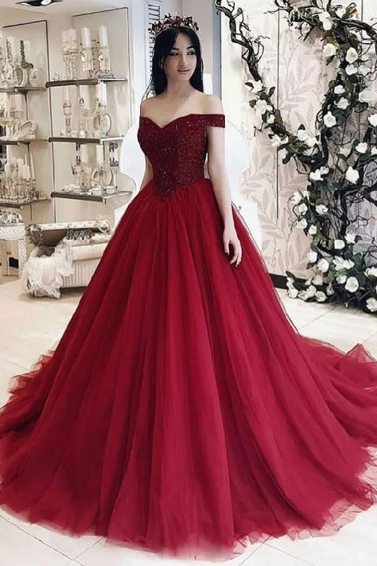 Burgundy prom dress,sweetheart prom dress,off shoulder prom dress,beading prom dress,evening ball gowns cg15079 Burgundy prom dress,sweetheart prom dress,off shoulder prom dress,beading prom dress,evening ball gowns cg15079